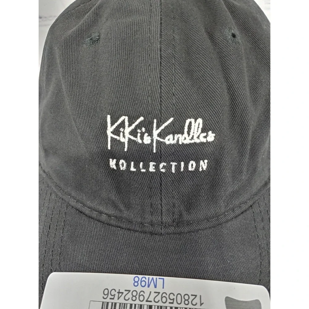 KiKi's Kandles Kollection Hat Black Ball Cap One Size LTBX5